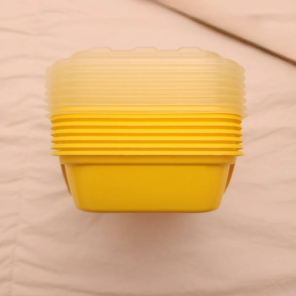 Glad Take Crayola Limited Edition Retired‎ Colors Food Storage Containers Yellow